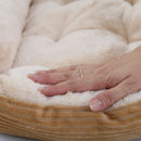 Bed for Dog Cat Pet Square Plush Kennel Medium Small Dog Sofa Bed Cushion Pet Calming Dog Bed House Pet Supplies Winter