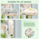 Winter Cat Hammock Window Habitat Cat Sunbathing Glass Hanging Suction Cup Balcony Pet Nest Foldable Pet Bed Cat Supplies