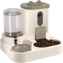 Dog & Cat Automatic Feeder & Waterer Set: Gravity Design, Leak-Proof, Spill-Proof, Anti-Slip, Easy to Clean, Built-In Food Bowl