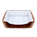 Bed for Dog Cat Pet Square Plush Kennel Medium Small Dog Sofa Bed Cushion Pet Calming Dog Bed House Pet Supplies Winter