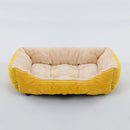 Bed for Dog Cat Pet Square Plush Kennel Medium Small Dog Sofa Bed Cushion Pet Calming Dog Bed House Pet Supplies Winter