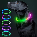 USB Rechargeable Luminous Collar Adjustable Led Glowing Dog