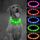 USB Rechargeable Luminous Collar Adjustable Led Glowing Dog