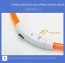 USB Rechargeable Luminous Collar Adjustable Led Glowing Dog