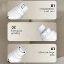 Pet Nail Grinder Electric Nail Trimmer Nail Clippers 3 Speed Rechargeable Cat Nail Trimmer for Dogs Cat