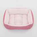 Bed for Dog Cat Pet Square Plush Kennel Medium Small Dog Sofa Bed Cushion Pet Calming Dog Bed House Pet Supplies Winter